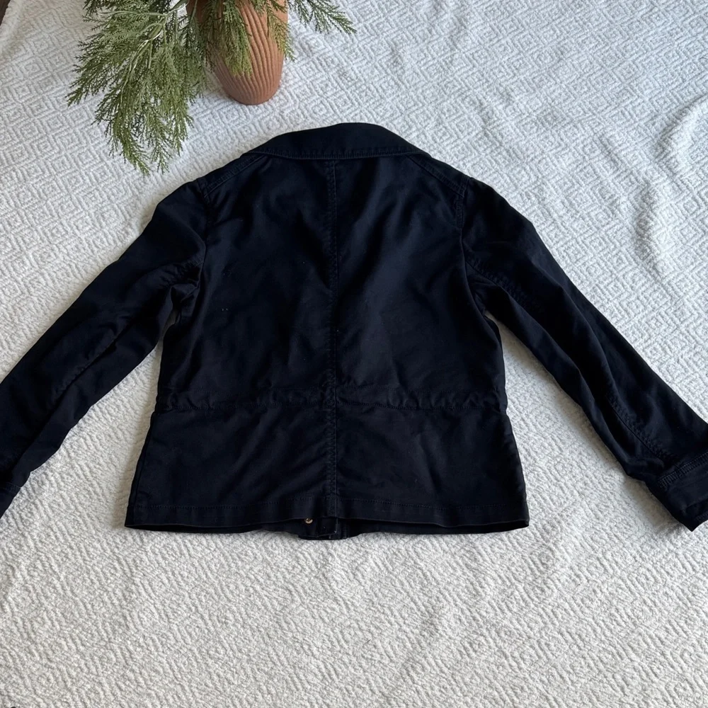 MICHAEL Michael Kors Navy Jacket with Gold Accents Sz S